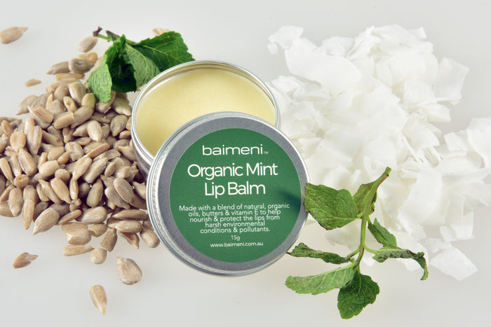 Organic Mint Lip Balm (15gm)